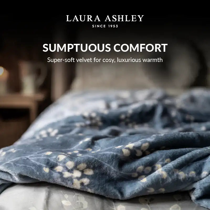 Laura Ashley Electric Throw Blanket