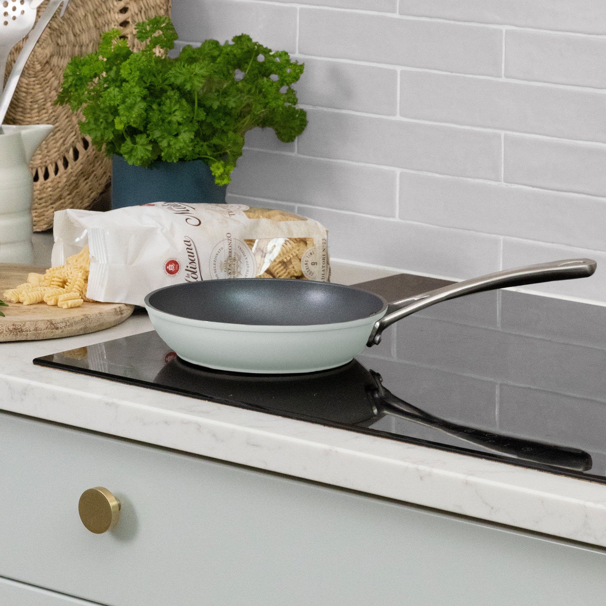Laura Ashley Non-Stick 20/24/28cm Frying Pan with Lid