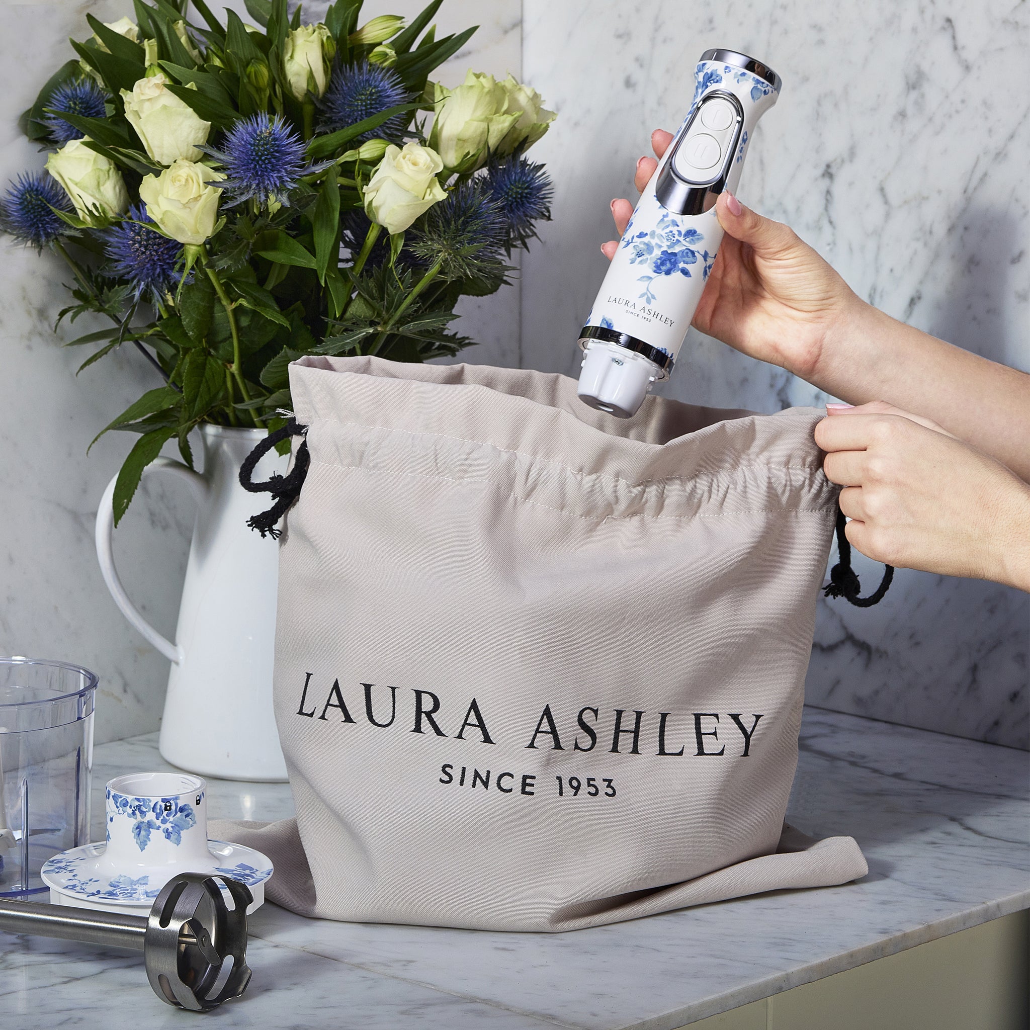 Laura Ashley - Hand Blender 4-in-1 Set