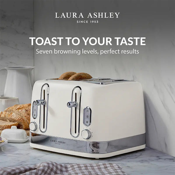 4-Slice Toaster – Laura Ashley Solid Colour Range