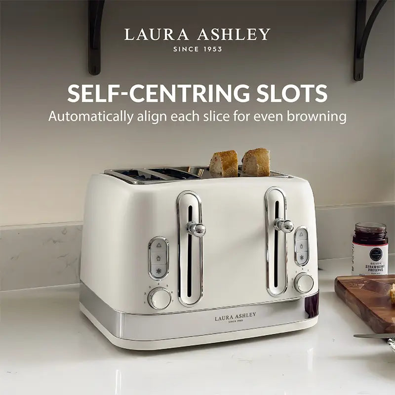 4-Slice Toaster – Laura Ashley Solid Colour Range
