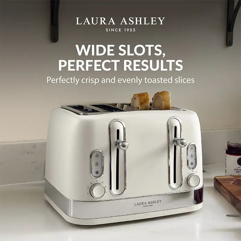 4-Slice Toaster – Laura Ashley Solid Colour Range