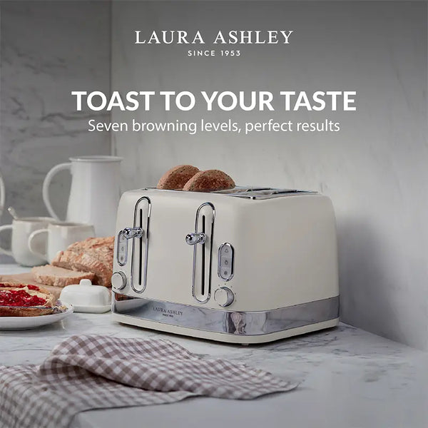 4-Slice Toaster – Laura Ashley Solid Colour Range
