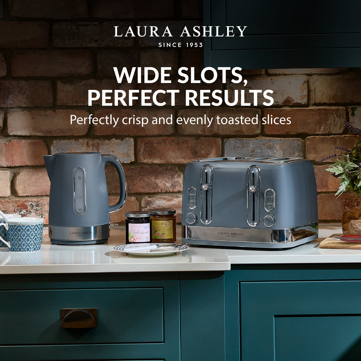 4-Slice Toaster – Laura Ashley Solid Colour Range