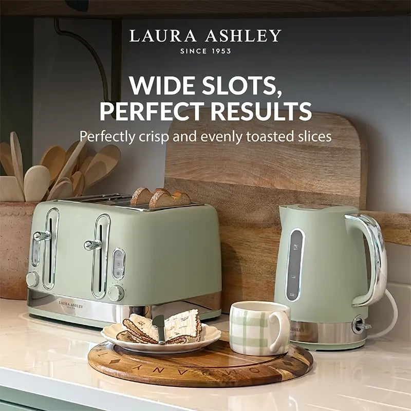 4-Slice Toaster – Laura Ashley Solid Colour Range