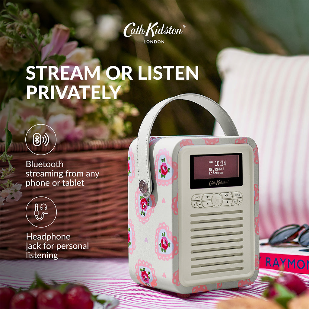 Retro Mini – Cath Kidston DAB & Bluetooth Radio
