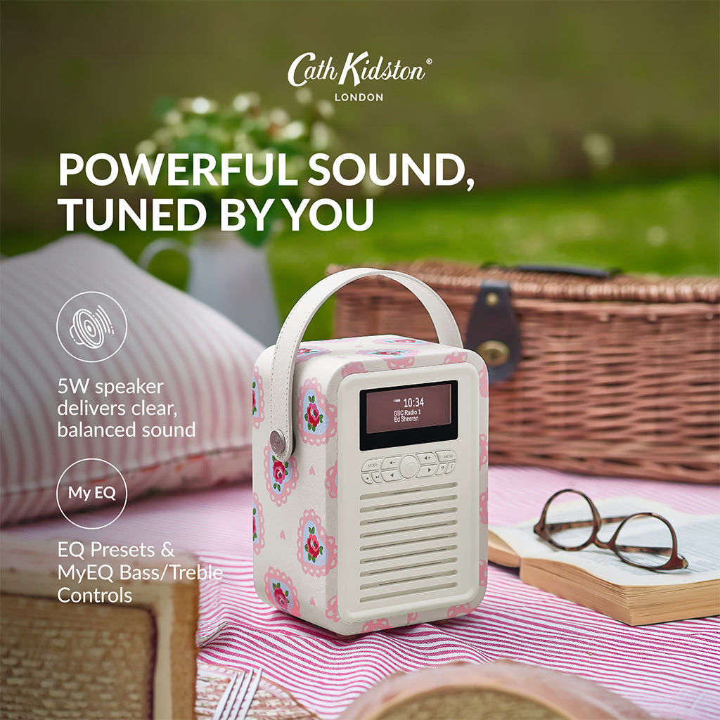 Retro Mini – Cath Kidston DAB & Bluetooth Radio