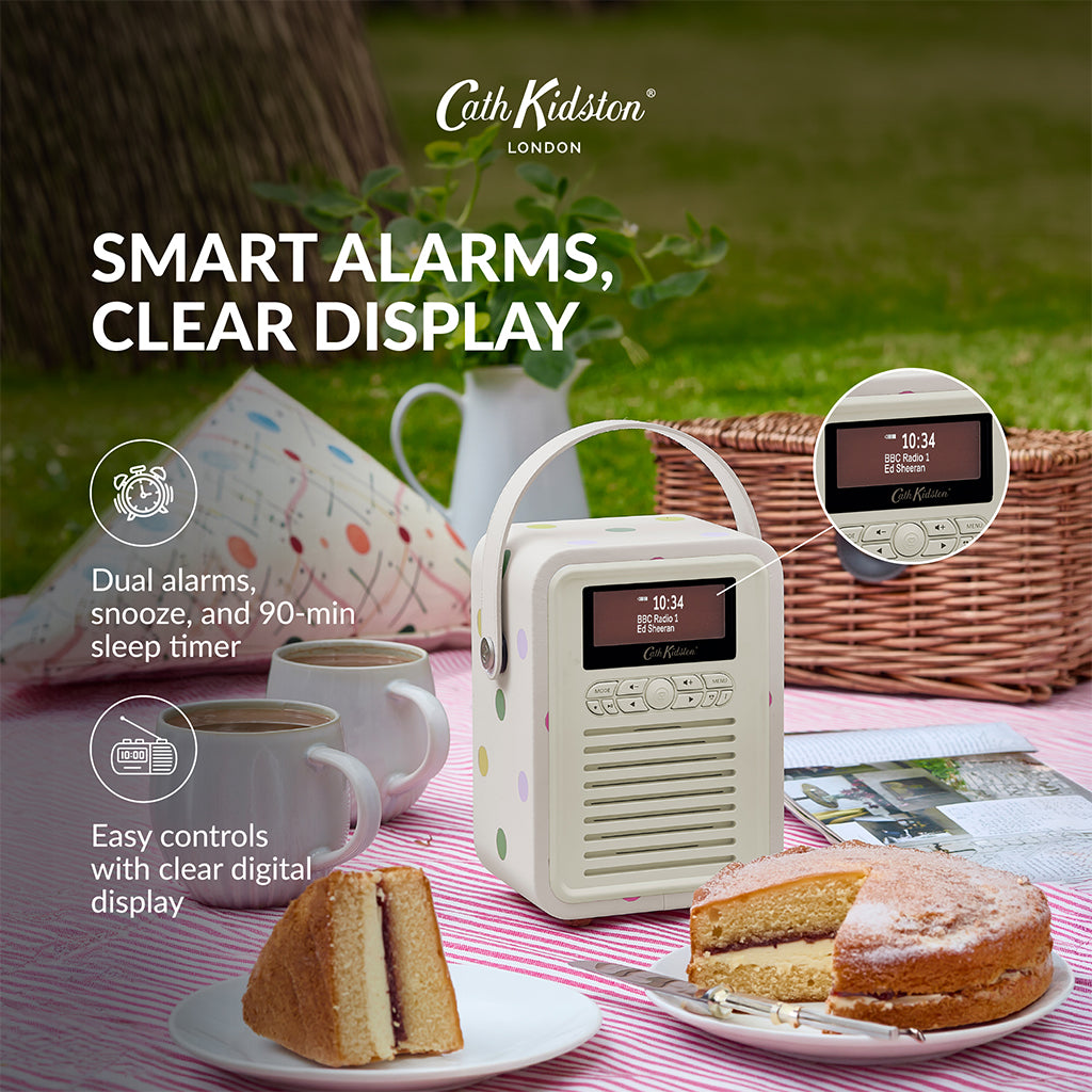 Retro Mini – Cath Kidston DAB & Bluetooth Radio