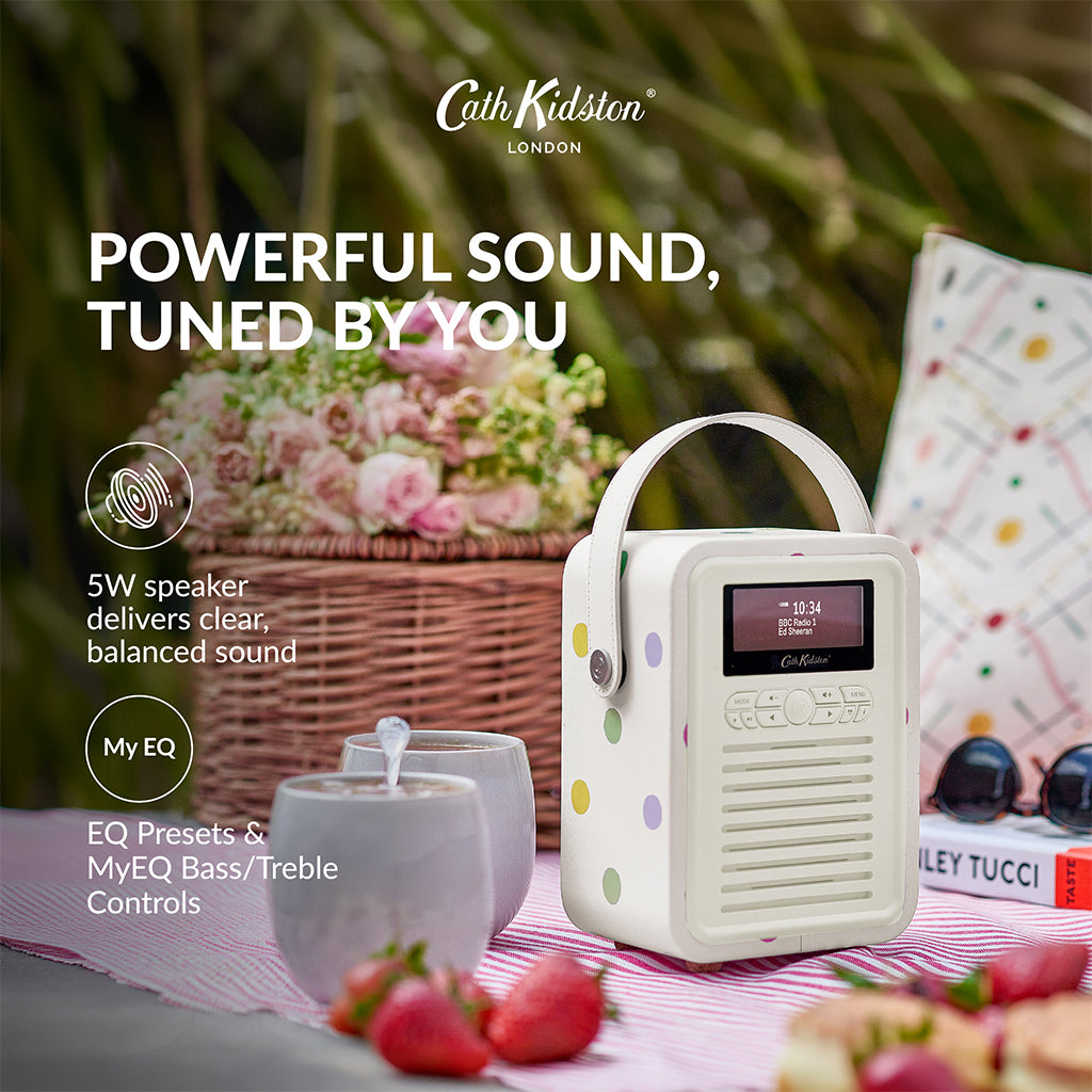 Retro Mini – Cath Kidston DAB & Bluetooth Radio