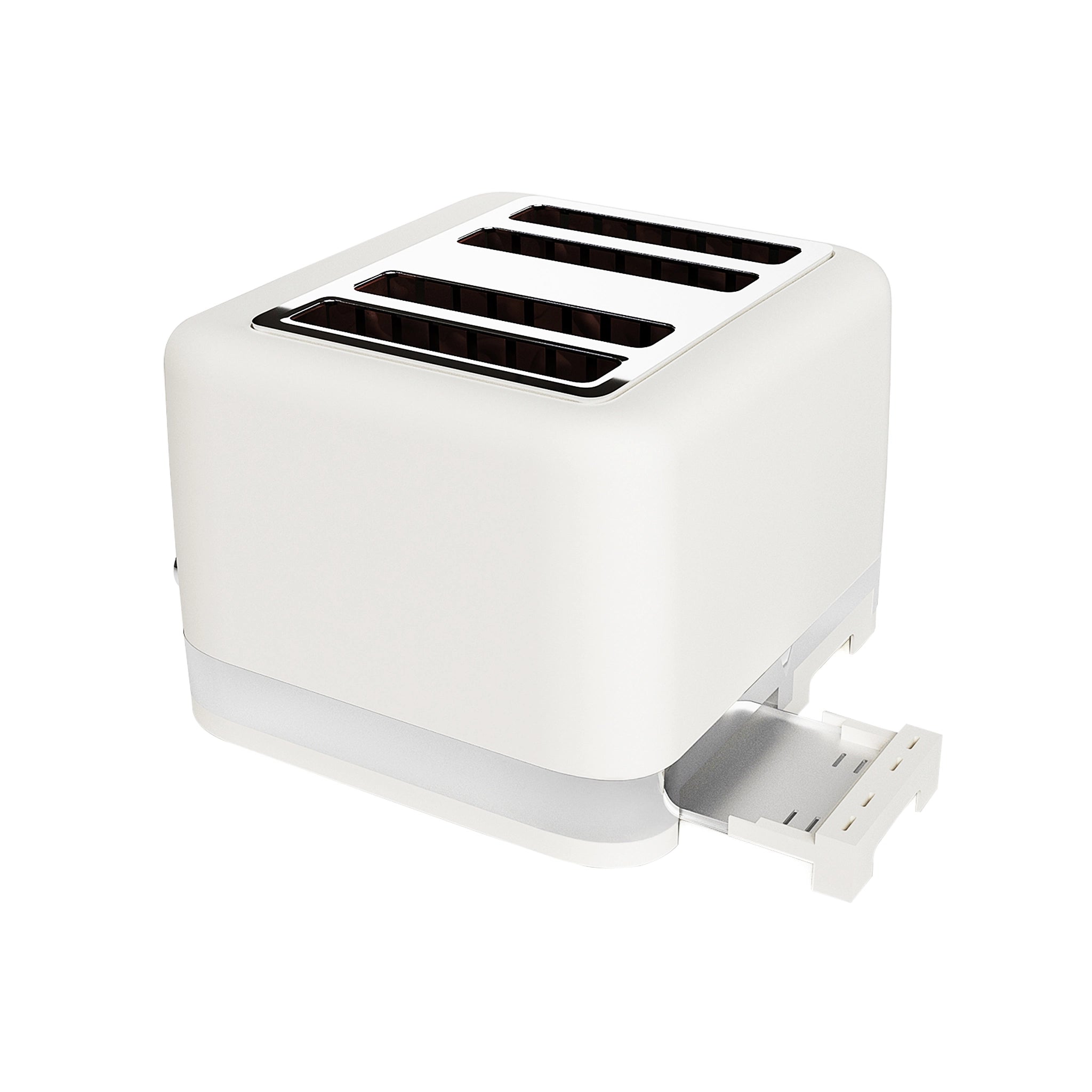 Laura Ashley Solid 4-Slice Toaster