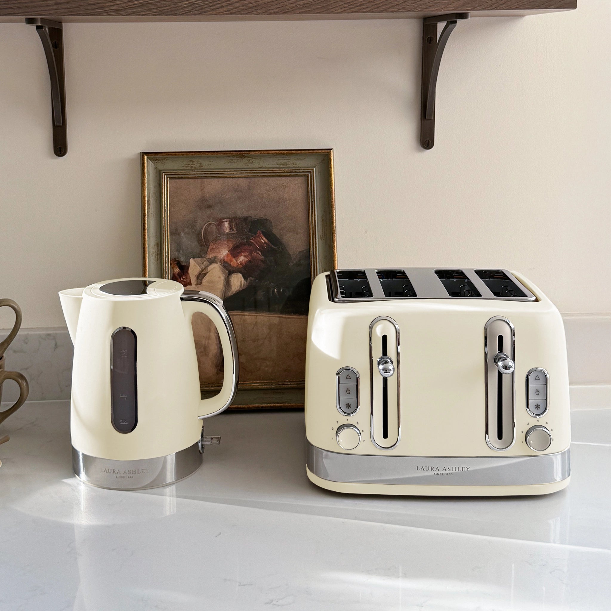 Laura Ashley Solid 4-Slice Toaster