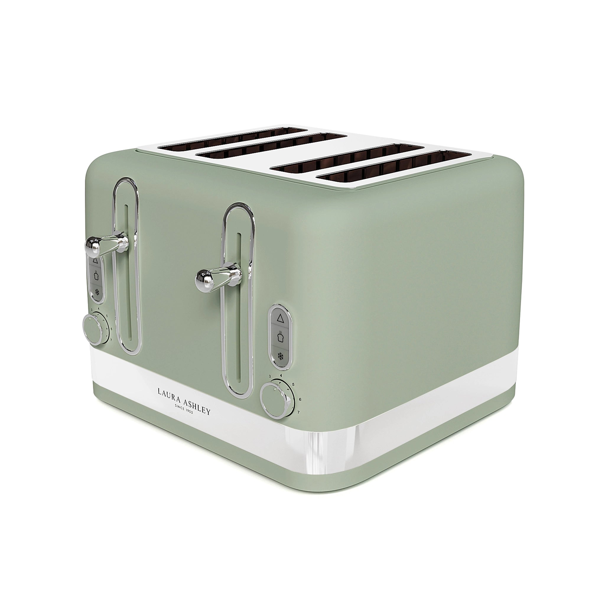 Laura Ashley Solid 4-Slice Toaster