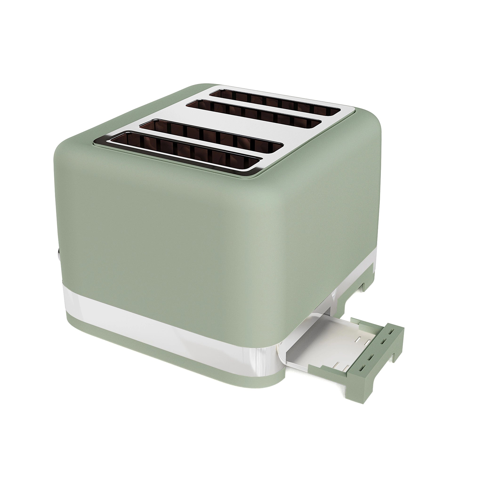 Laura Ashley Solid 4-Slice Toaster