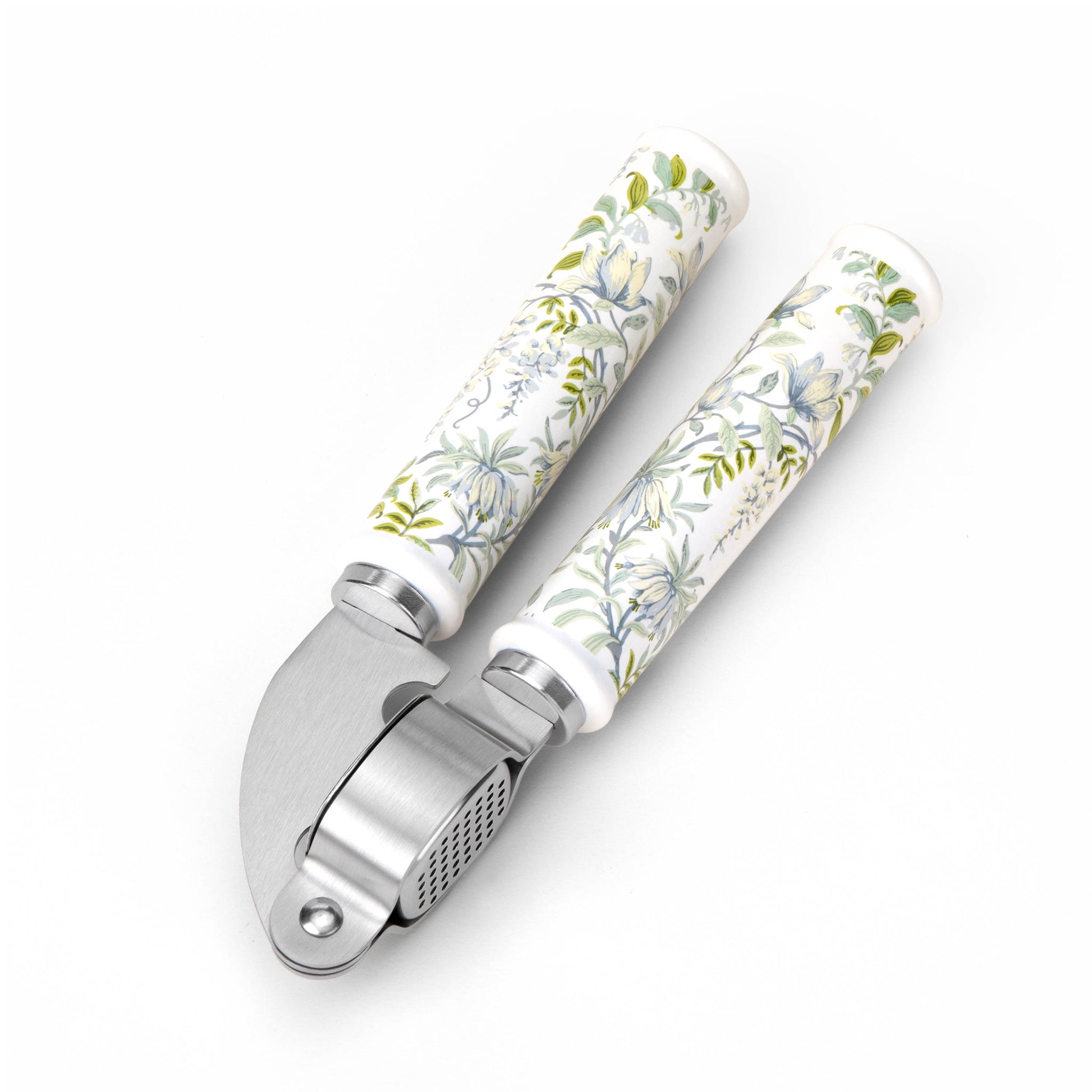 Laura Ashley Stainless Steel Garlic Press/Mincer/Crusher with Soft Touch Handle