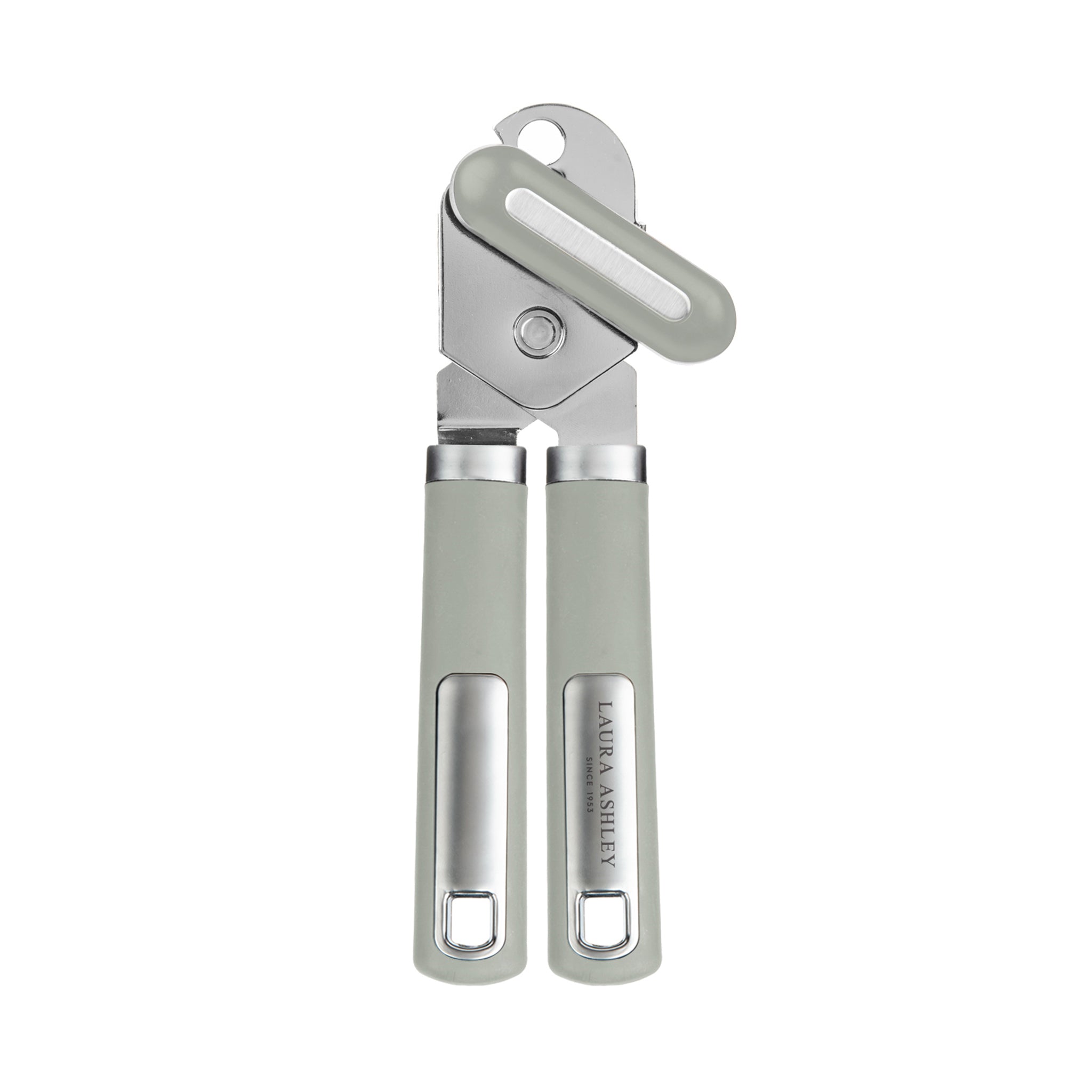 Laura Ashley Stainless Steel Can Opener with Soft Touch Handle