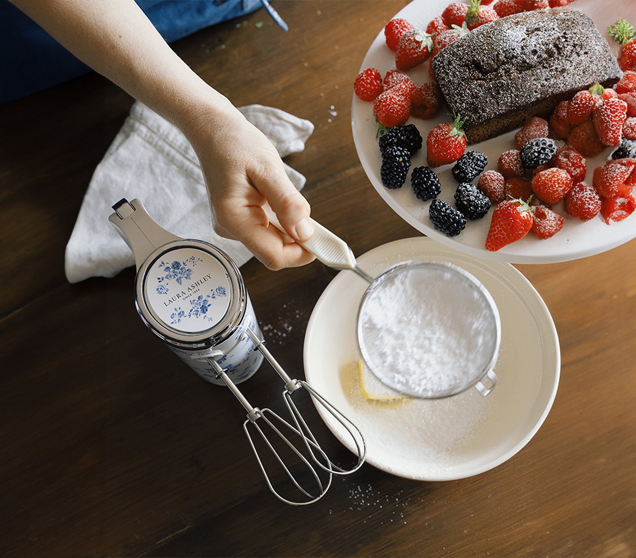 Laura Ashley’s Hand Mixer – 5-Speed Control + Turbo Boost