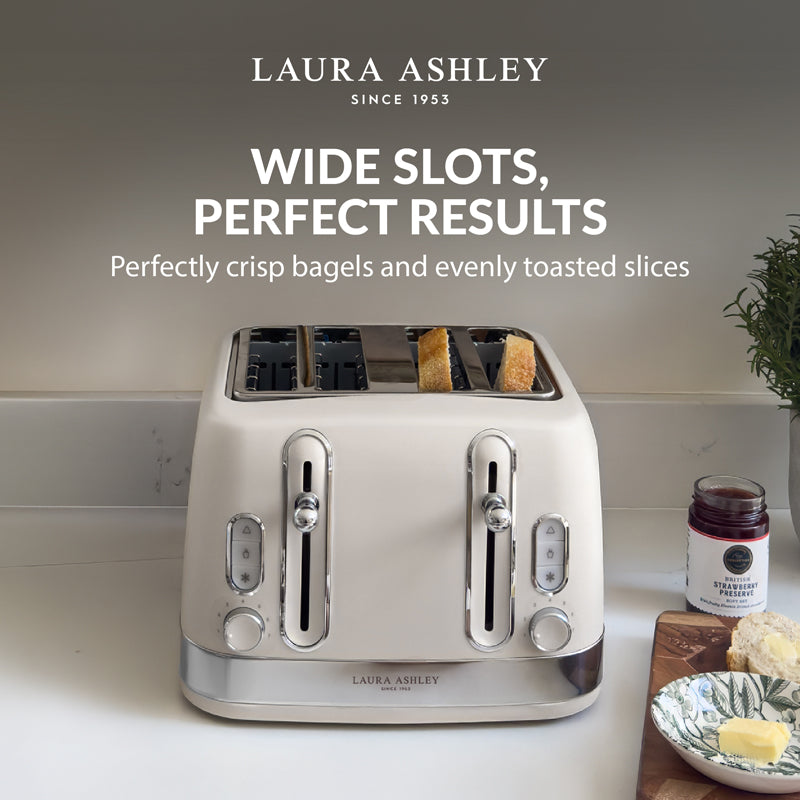 Laura Ashley’s 4-Slice Toaster – Solid Colour Range