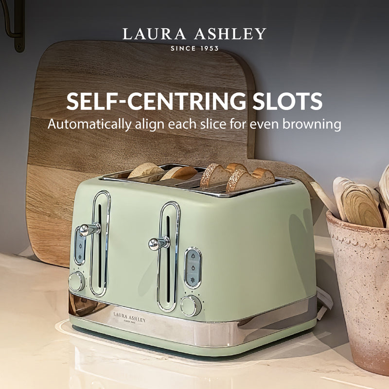 Laura Ashley’s 4-Slice Toaster – Solid Colour Range