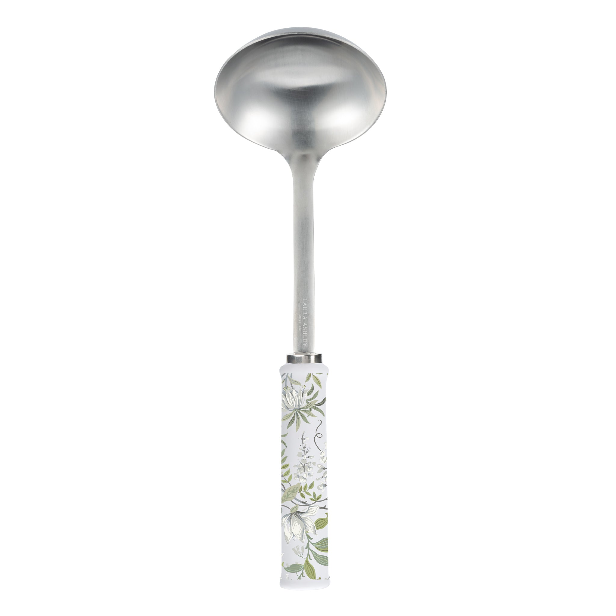 Laura Ashley Stainless-Steel Ladle Spoon with Soft Touch Handles