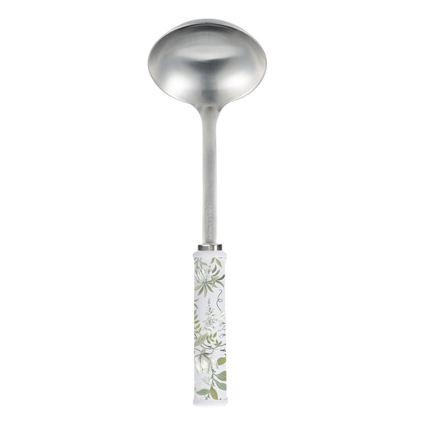 Laura Ashley Stainless-Steel Ladle Spoon with Soft Touch Handles