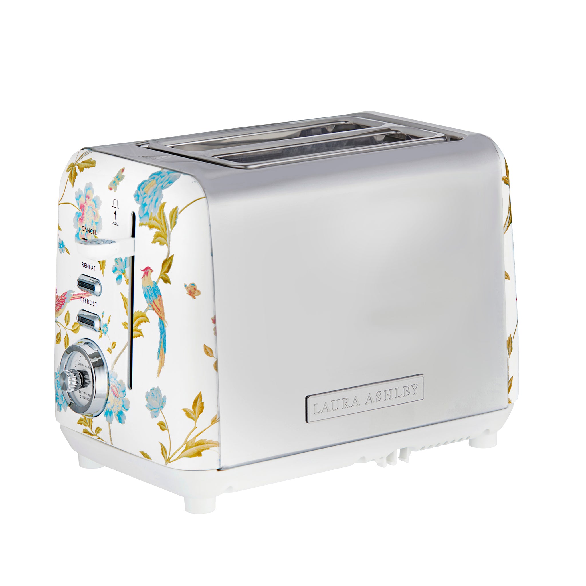 Laura Ashley’s 2-Slice Toaster – Multi-Function & 7 Heat Settings