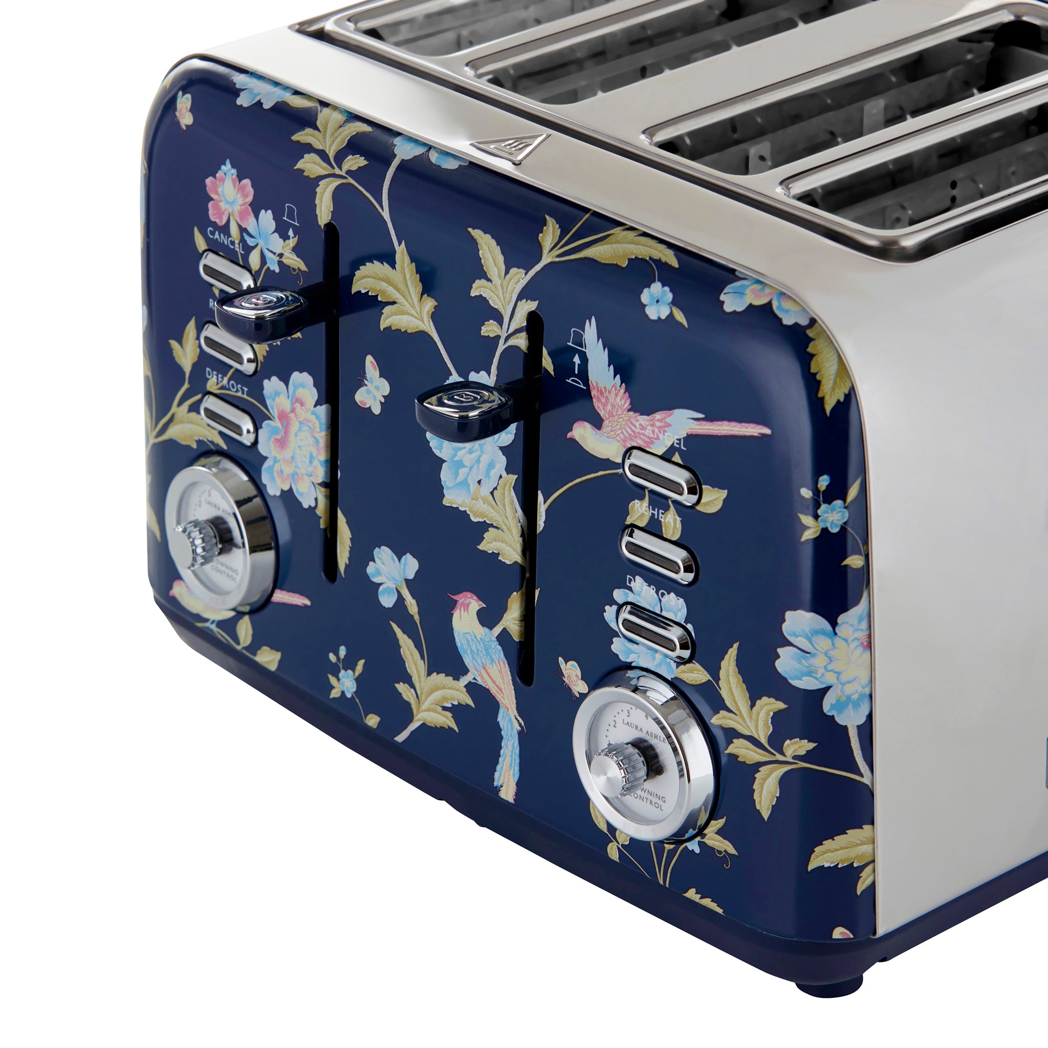 Laura Ashley’s 4-Slice Toaster – Multi-Function & 7 Heat Settings