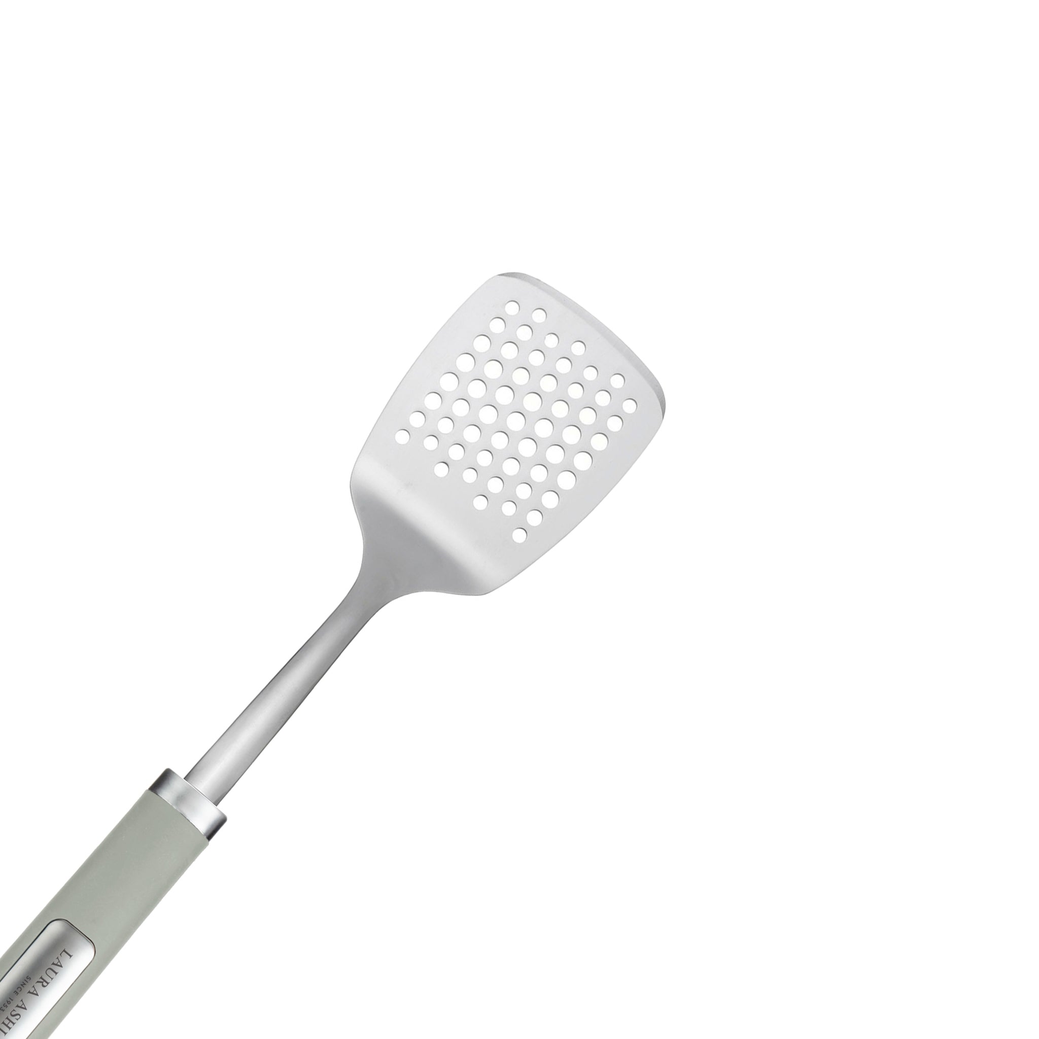 Laura Ashley Stainless Steel Slotted Turner with Soft Touch Handle