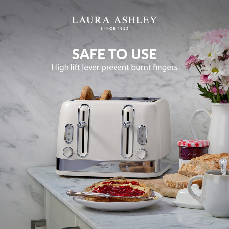 Laura Ashley’s 4-Slice Toaster – Solid Colour Range