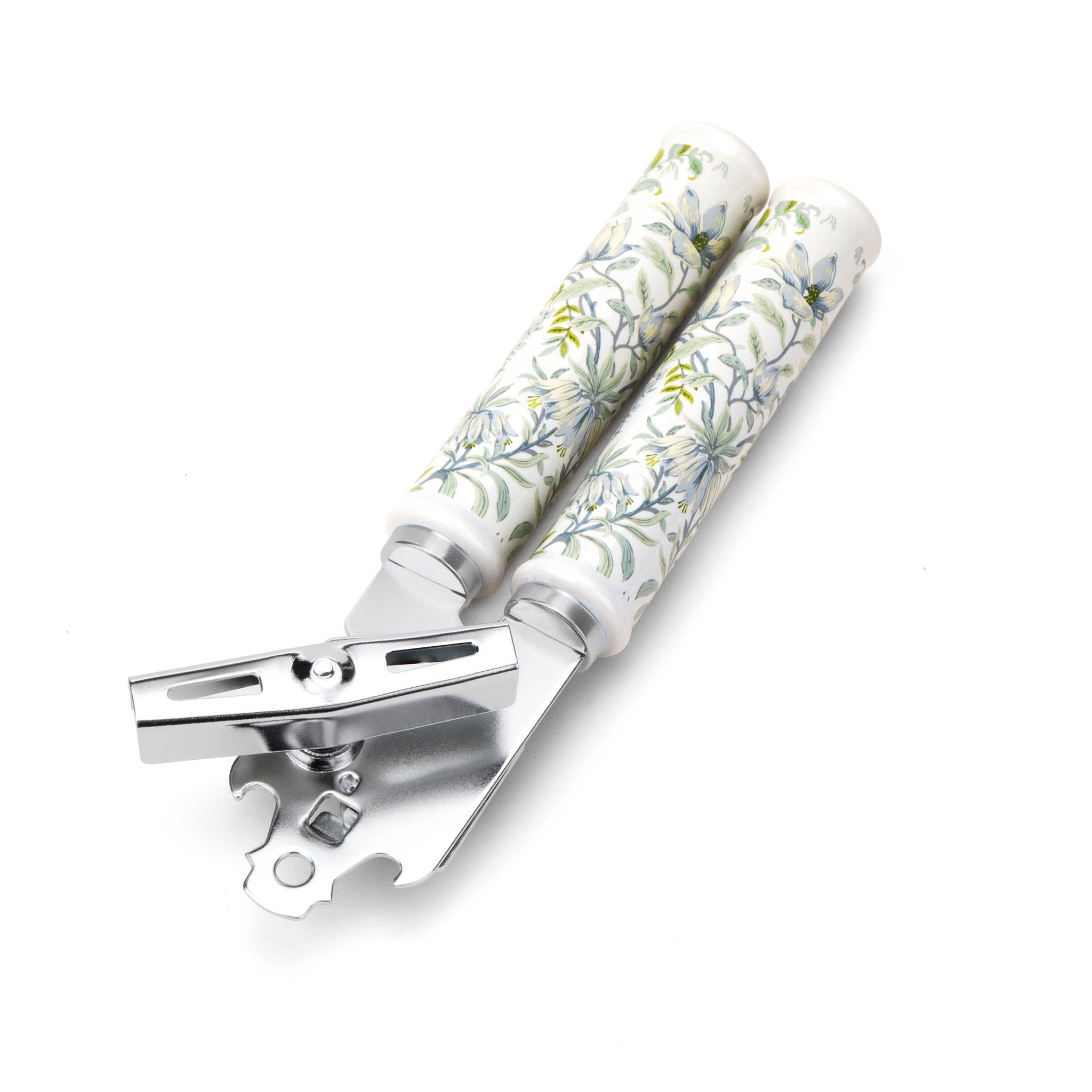 Laura Ashley Stainless Steel Can Opener with Soft Touch Handle