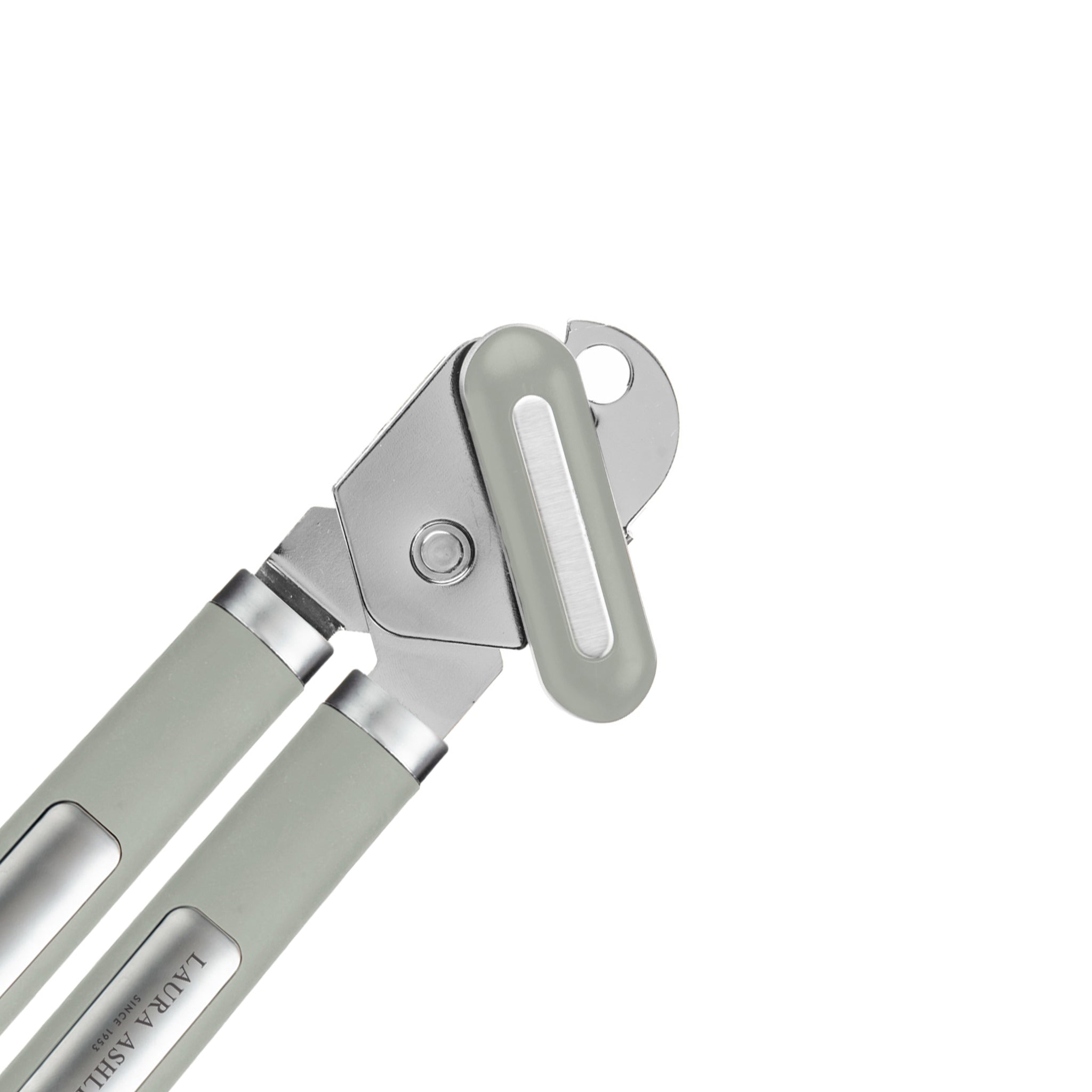 Laura Ashley Stainless Steel Can Opener with Soft Touch Handle