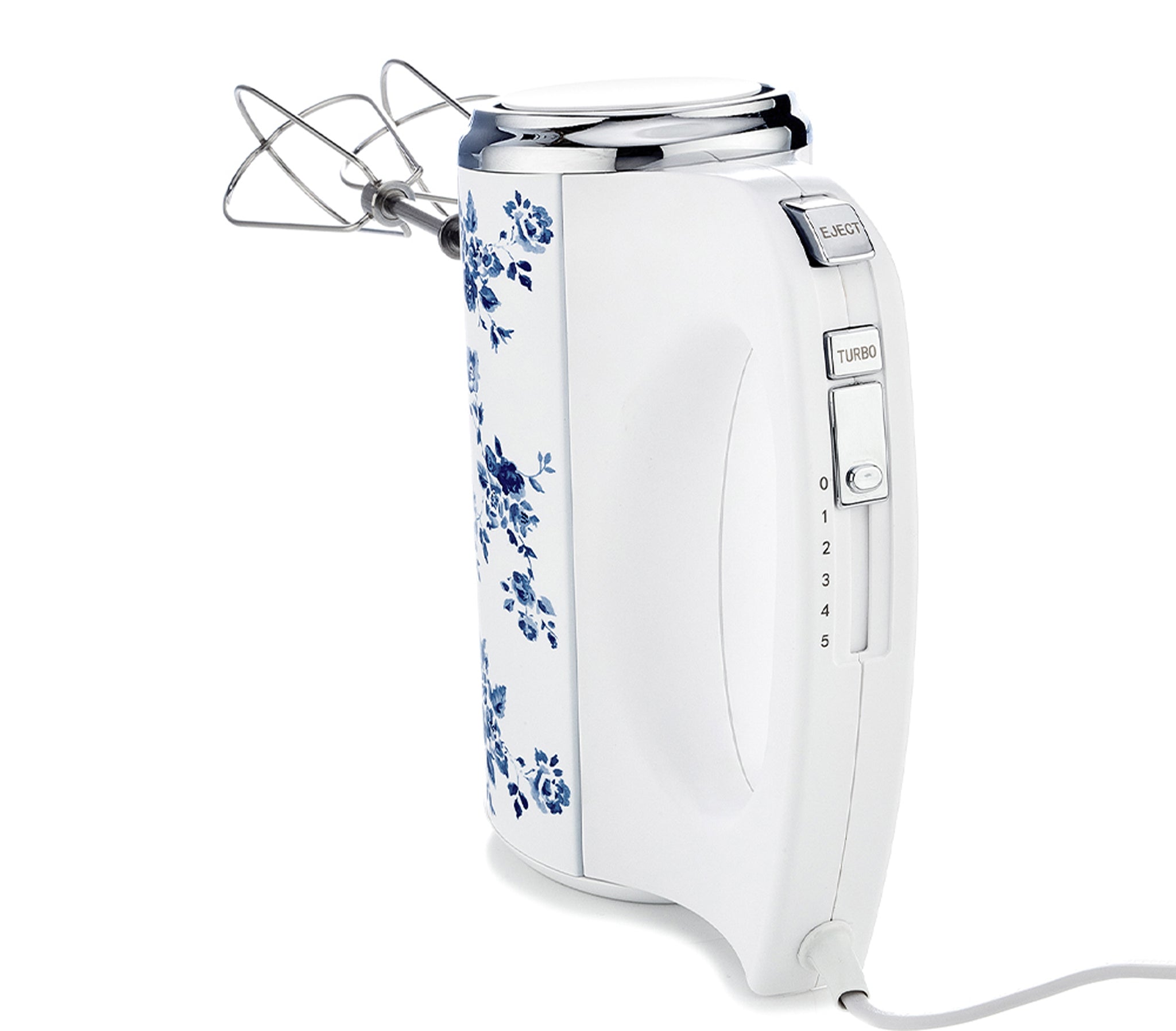 Laura Ashley’s Hand Mixer – 5-Speed Control + Turbo Boost