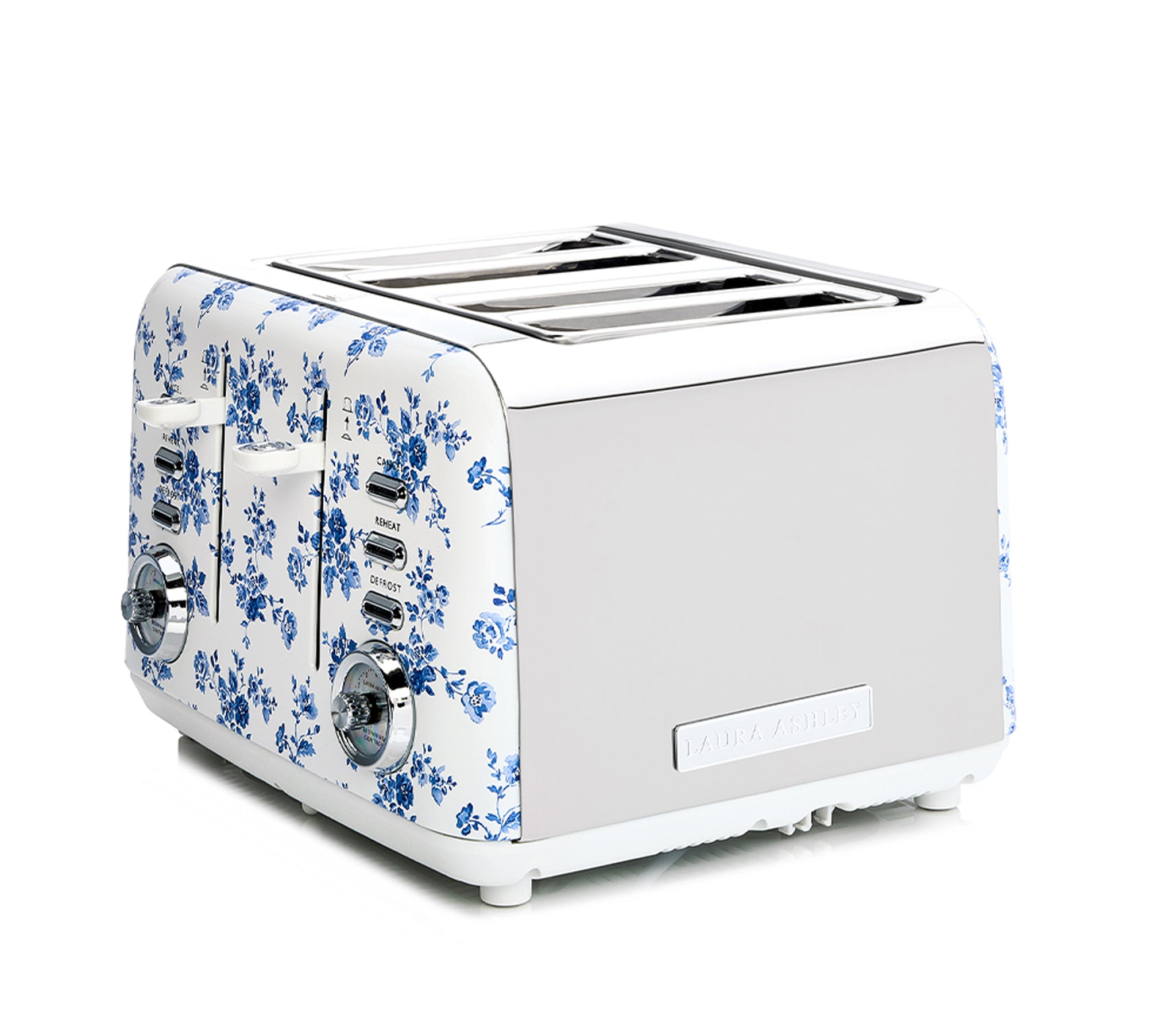 Laura Ashley’s 4-Slice Toaster – Multi-Function & 7 Heat Settings