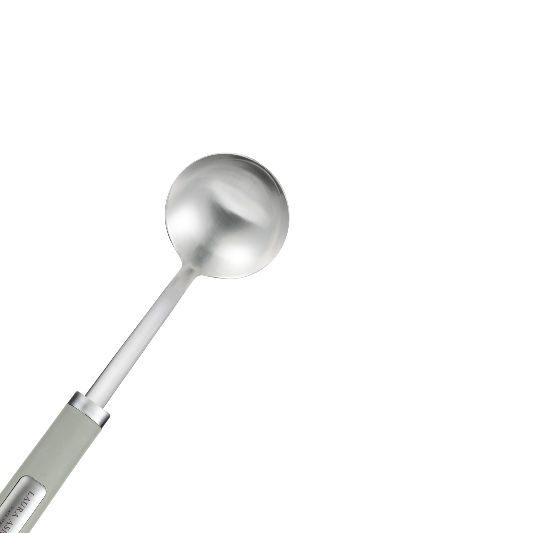 Laura Ashley Stainless-Steel Ladle Spoon with Soft Touch Handles