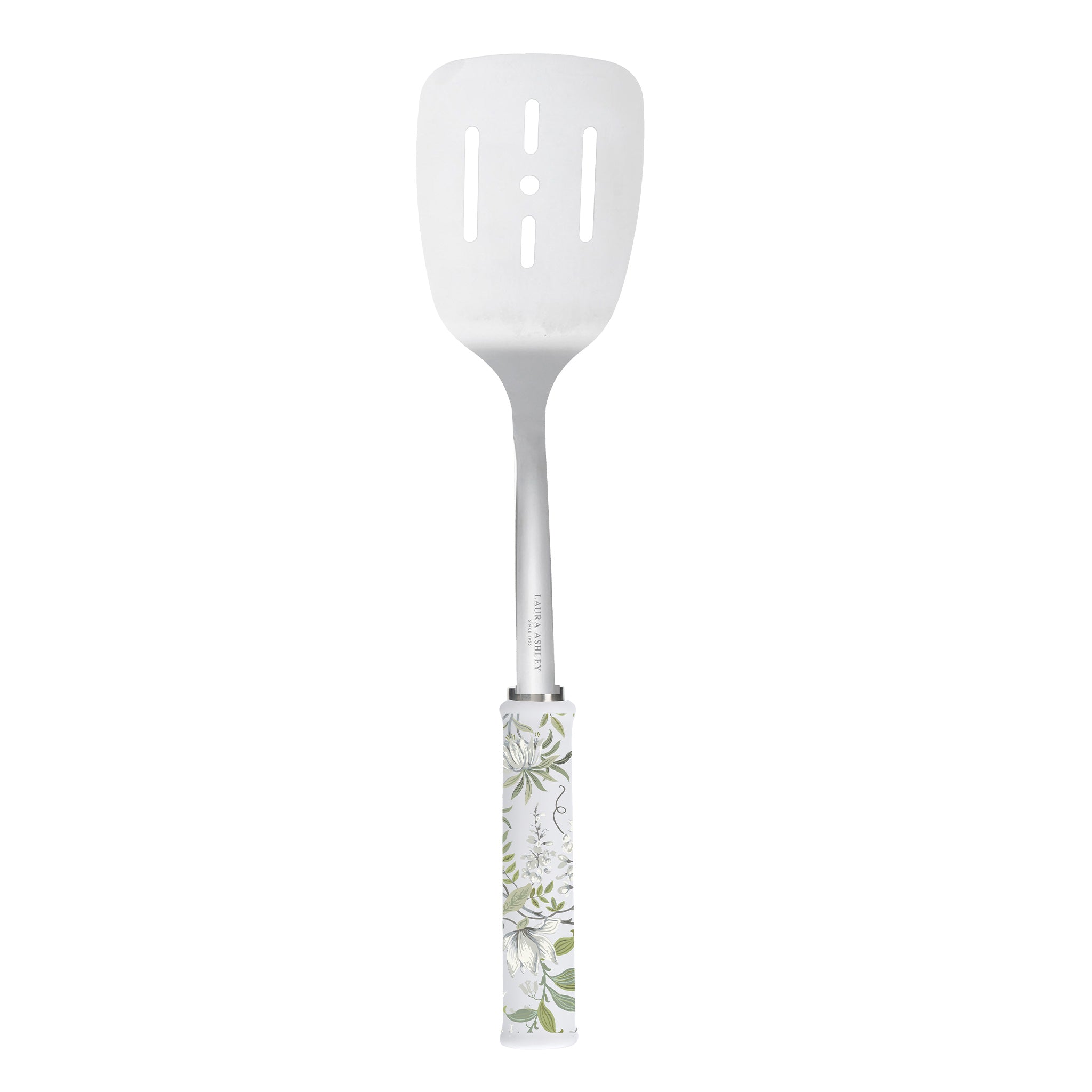 Laura Ashley Stainless Steel Slotted Turner with Soft Touch Handle
