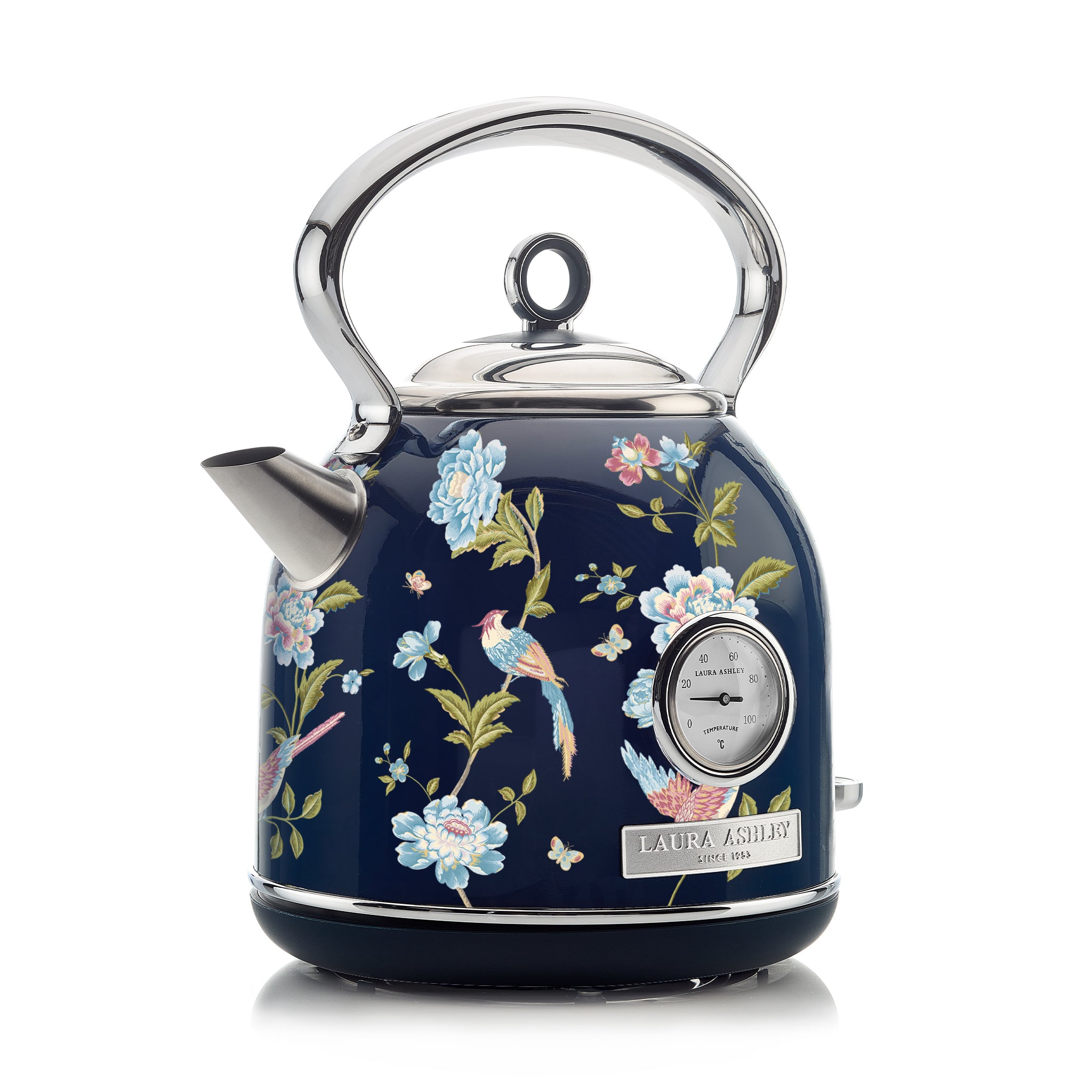 Laura Ashley’s 1.7L Dome Kettle – Fast Boil & Temperature Gauge