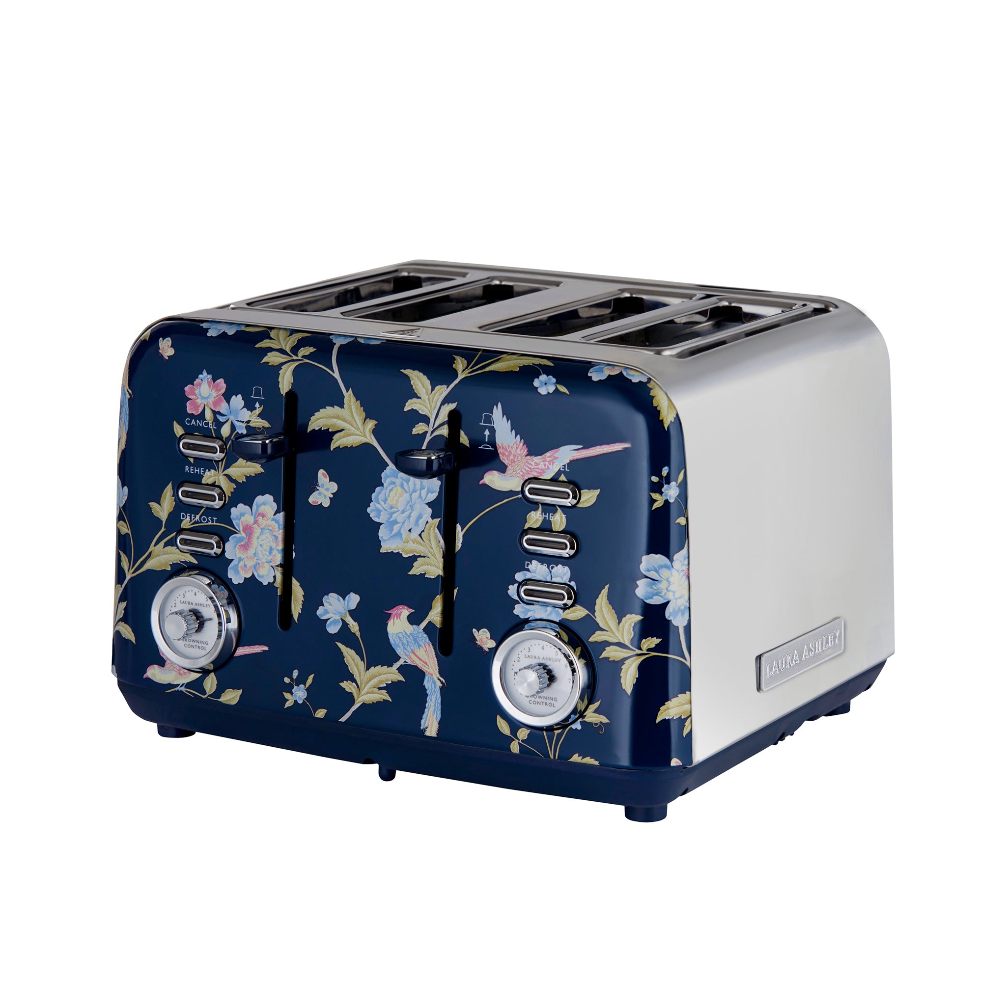 Laura Ashley’s 4-Slice Toaster – Multi-Function & 7 Heat Settings