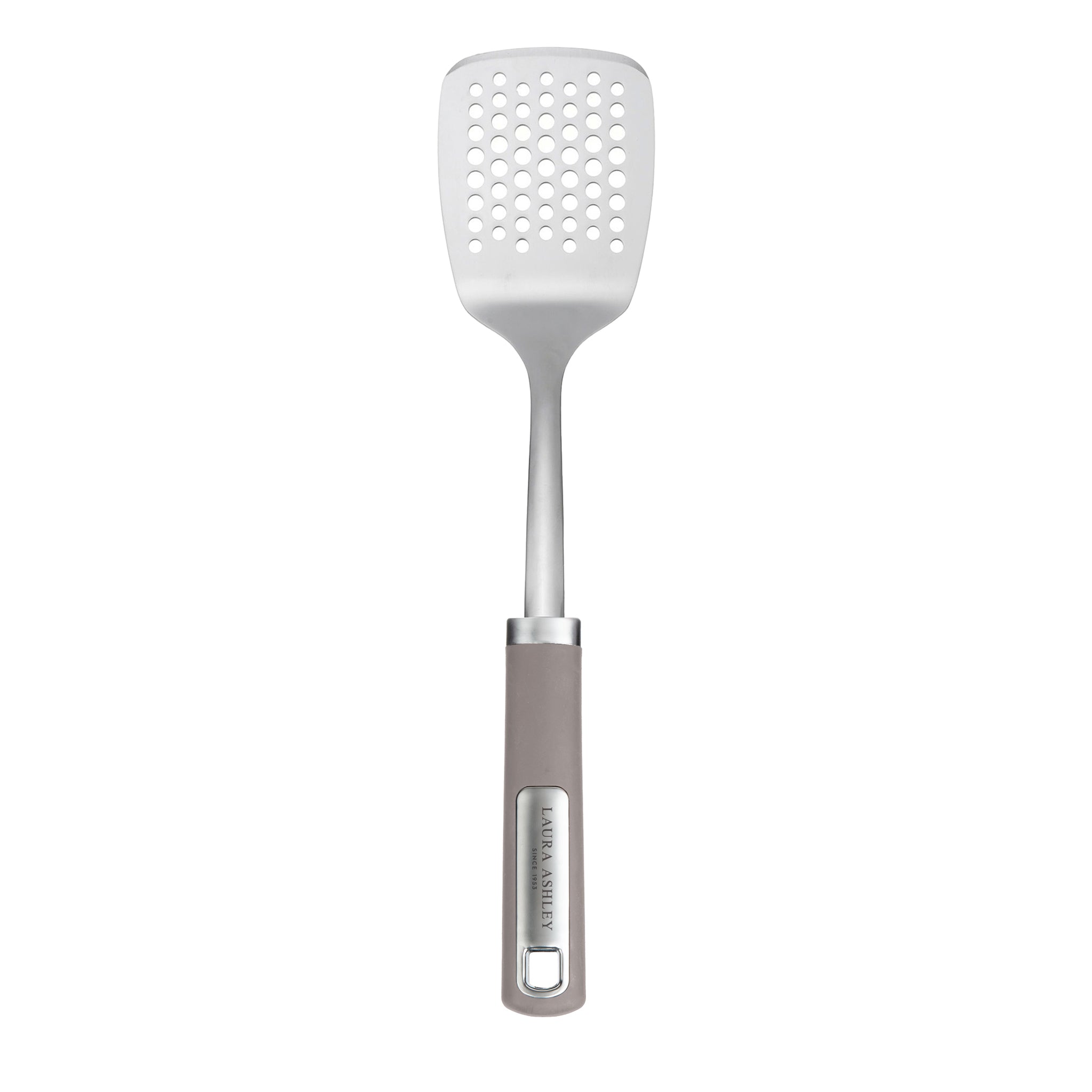 Laura Ashley Stainless Steel Slotted Turner with Soft Touch Handle