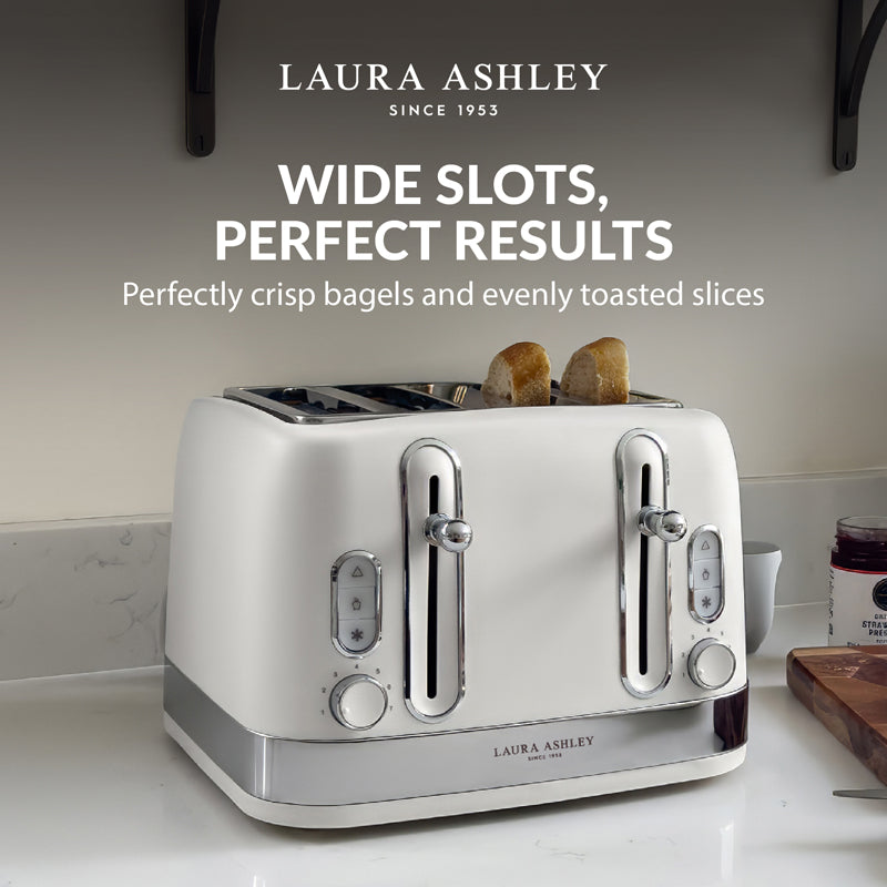 Laura Ashley’s 4-Slice Toaster – Solid Colour Range