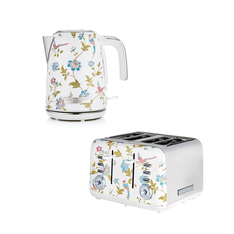1.7L Jug Kettle & 4-Slice Toaster Set – Laura Ashley