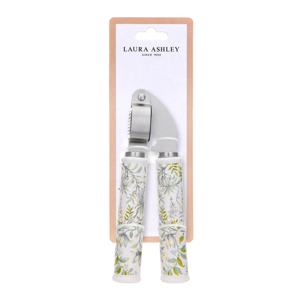 Laura Ashley Stainless Steel Garlic Press/Mincer/Crusher with Soft Touch Handle