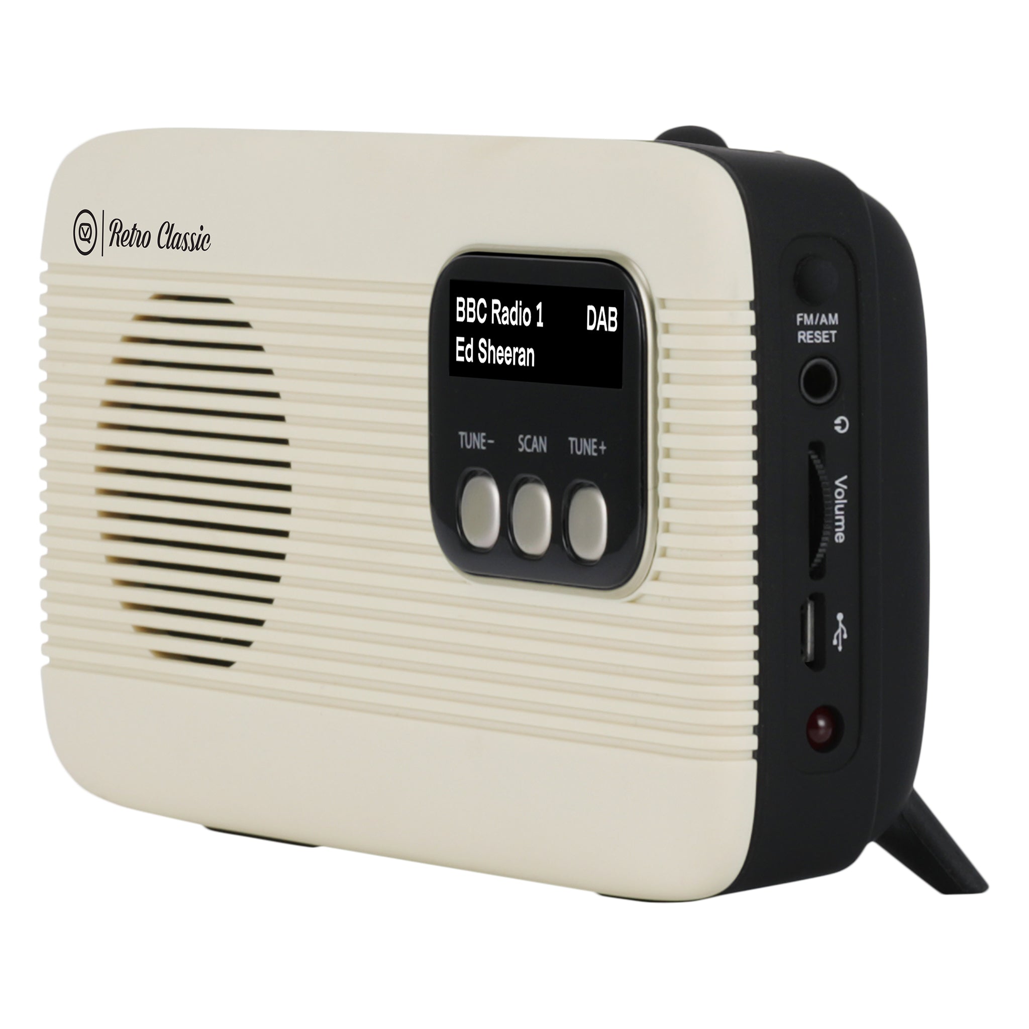 Retro Classic – Portable Radio with Bluetooth