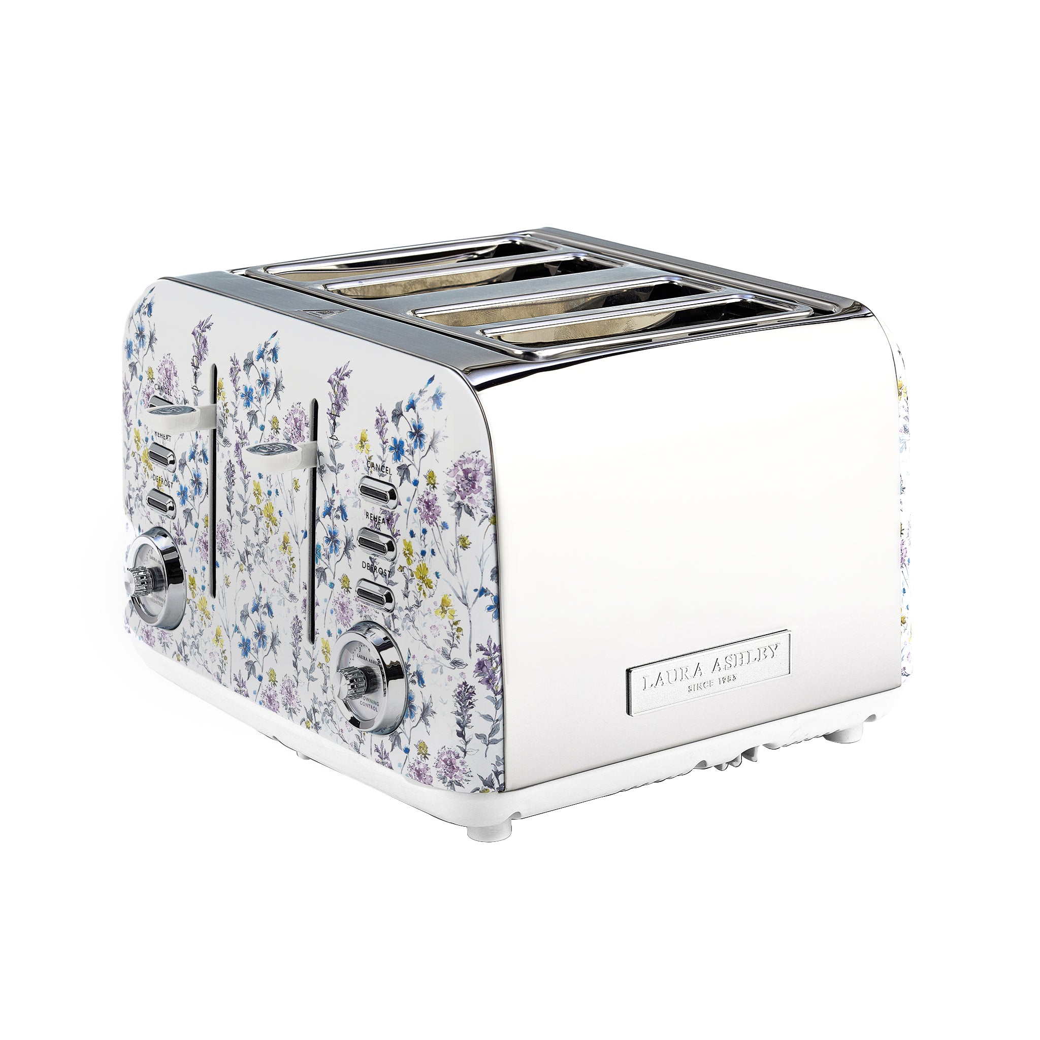 Laura Ashley’s 4-Slice Toaster – Multi-Function & 7 Heat Settings