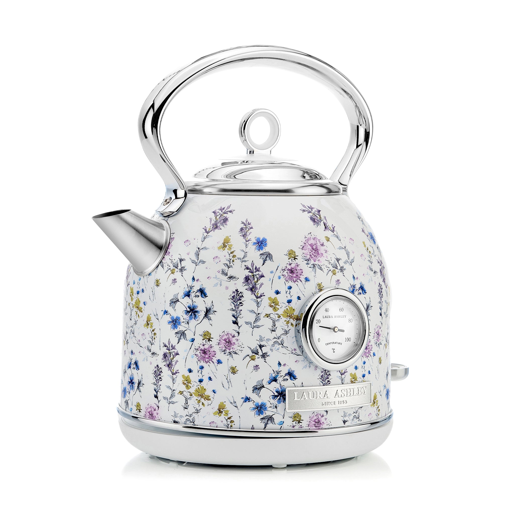 Laura Ashley’s 1.7L Dome Kettle – Fast Boil & Temperature Gauge