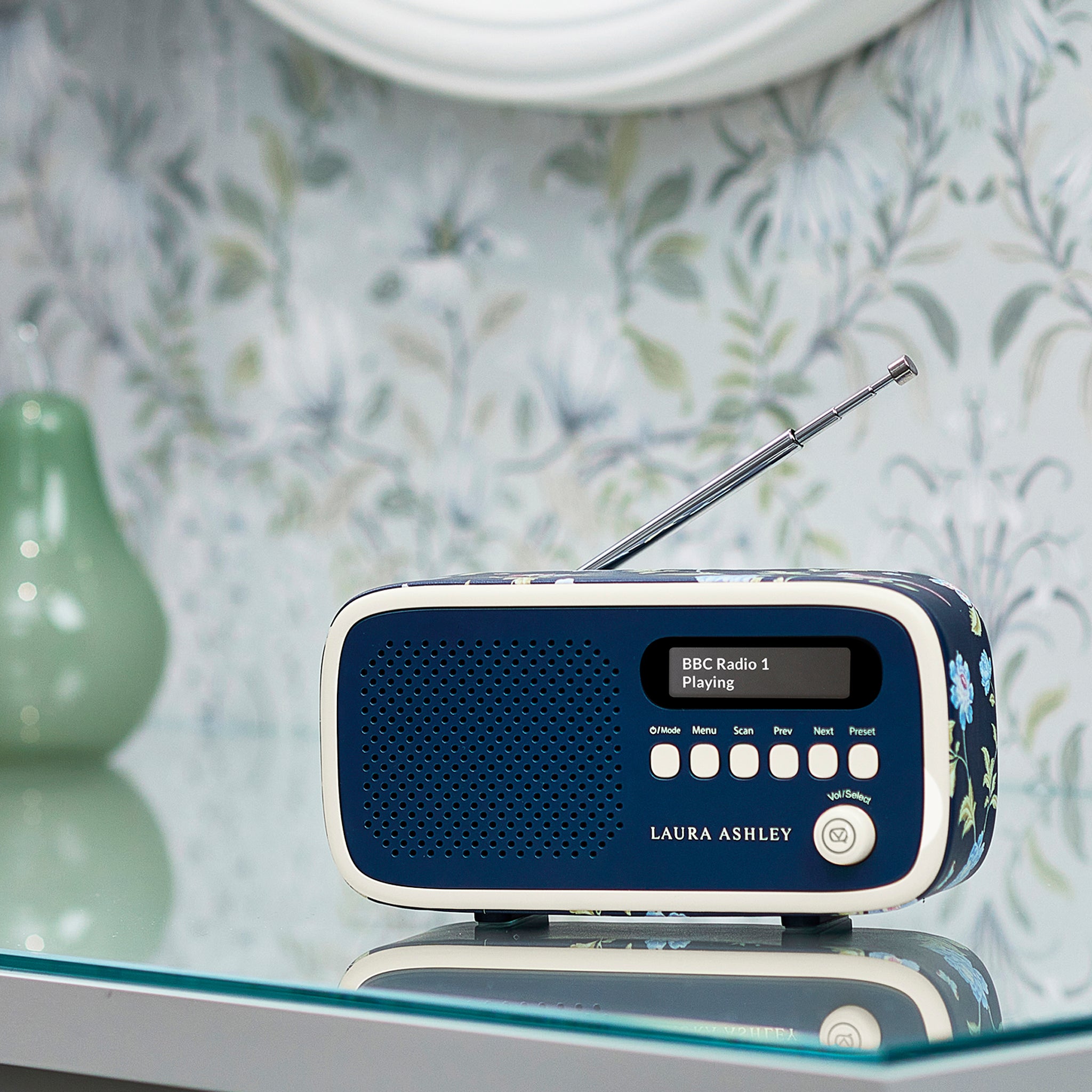 Laura Ashley’s Dexter –Compact Portable Radio with Bluetooth