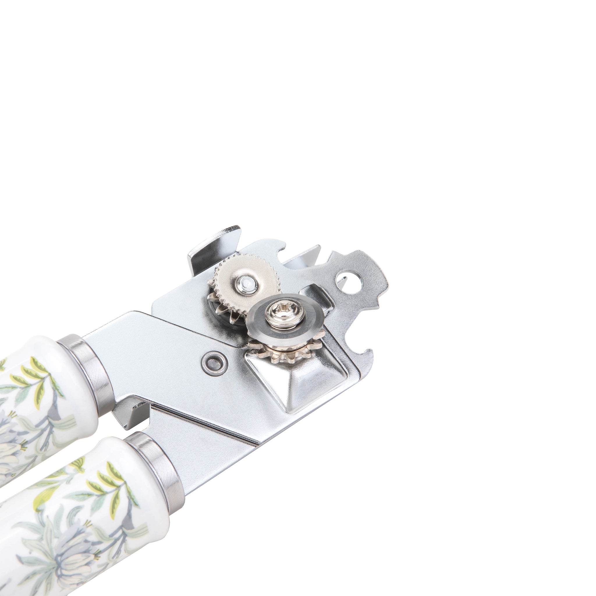 Laura Ashley Stainless Steel Can Opener with Soft Touch Handle