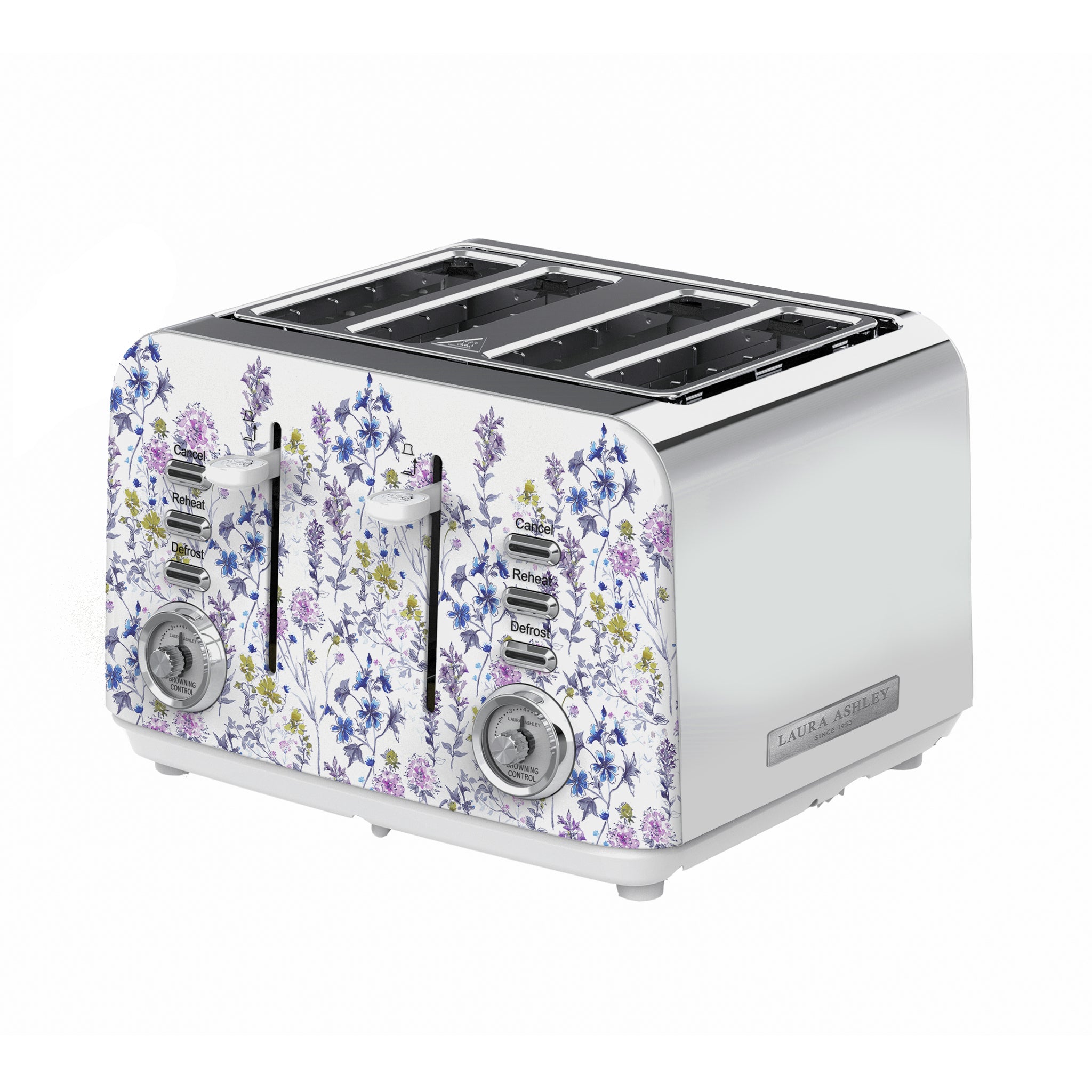 Laura Ashley’s 4-Slice Toaster – Multi-Function & 7 Heat Settings