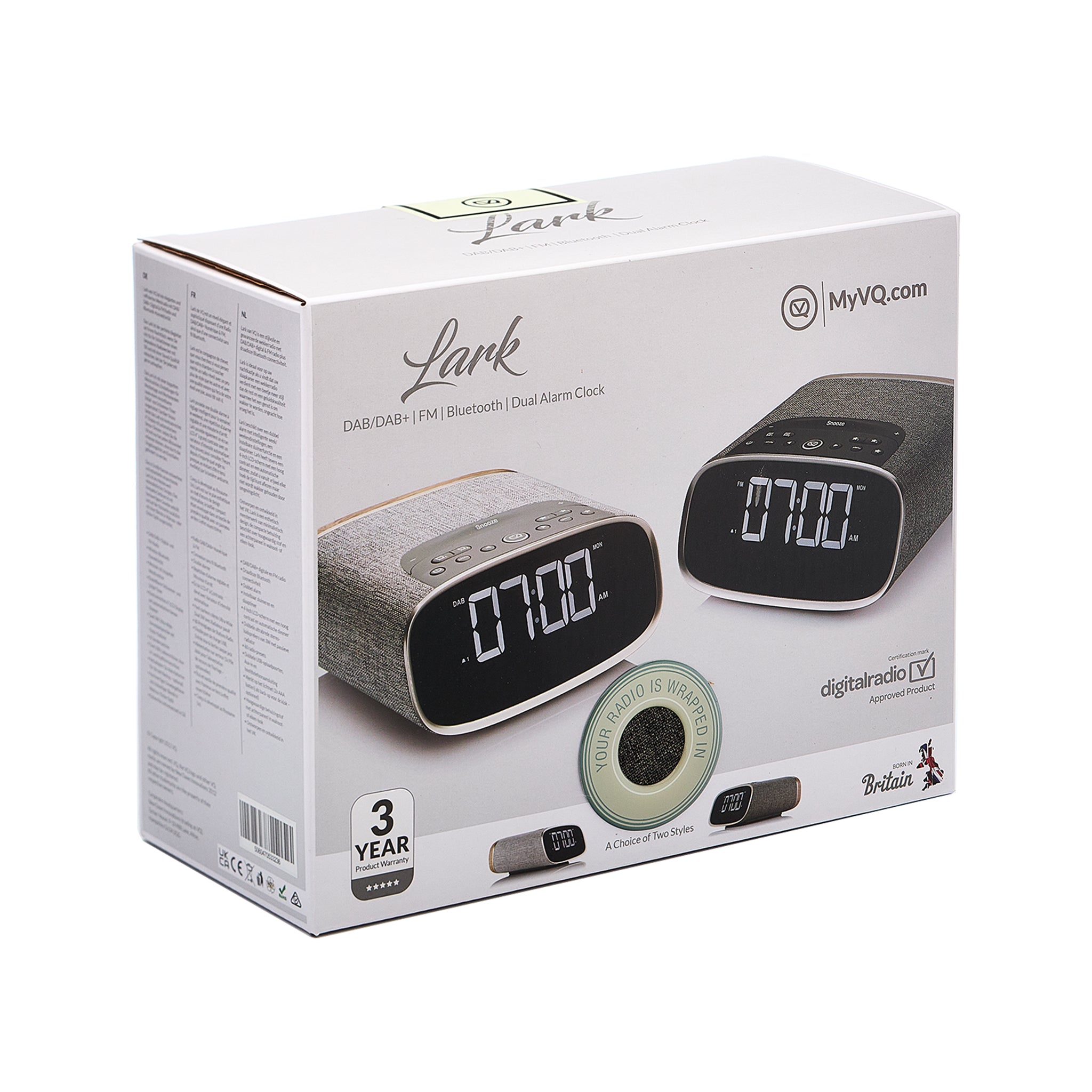 VQ’s Lark – Bedside Digital Radio & Bluetooth Speaker