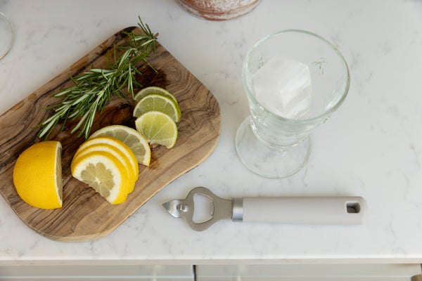 Laura Ashley Stainless Steel Bottle Opener with Soft Touch Handle