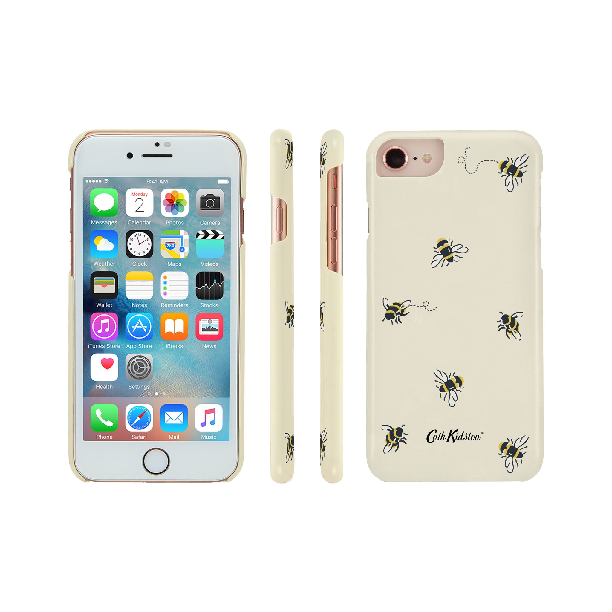 The MYVQ iPhone series 6/7/8 premium high gloss scratch-resistant phone case. Featuring a luxurious microfiber insert to cradle and protect your smartphone device.