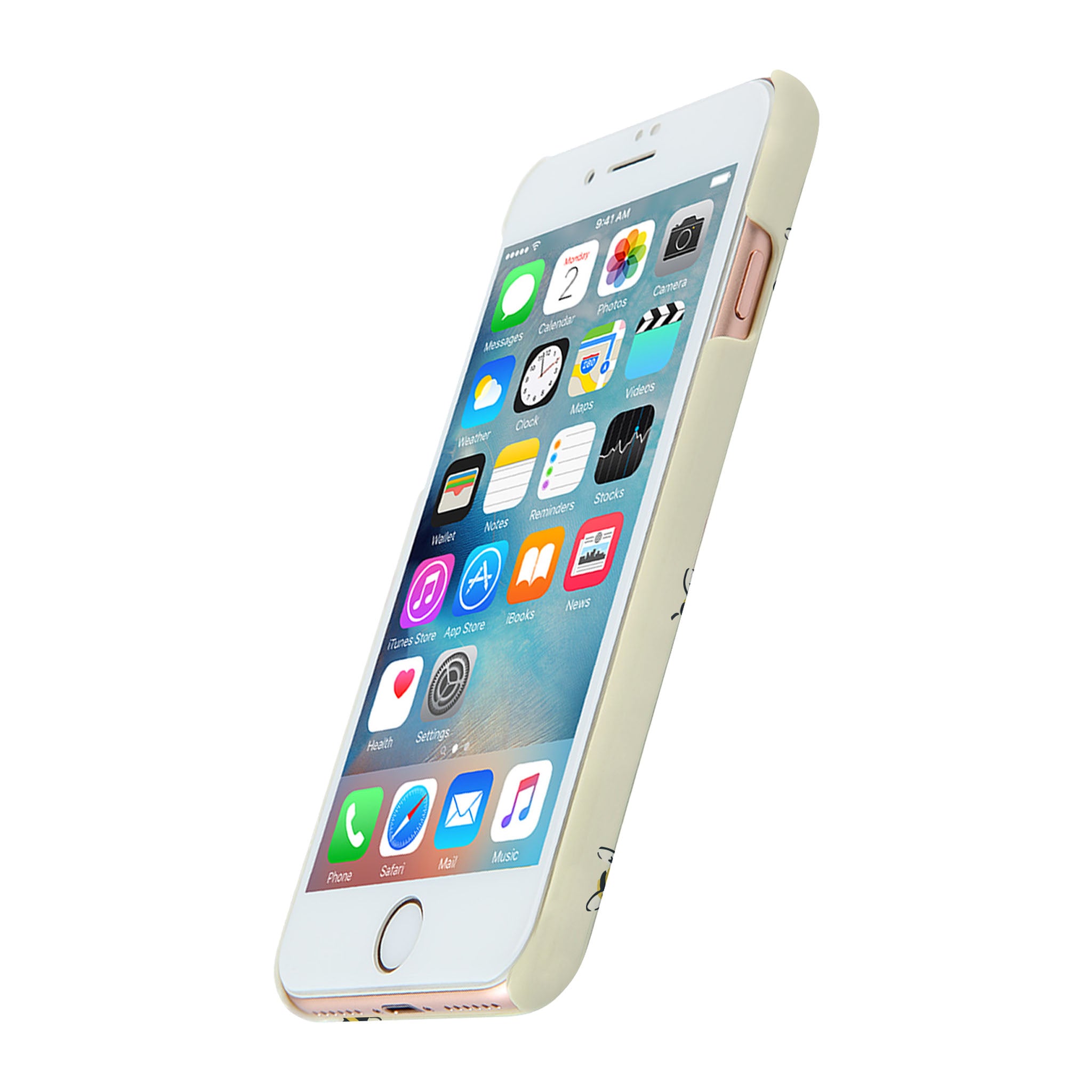 The MYVQ iPhone series 6/7/8 premium high gloss scratch-resistant phone case. Featuring a luxurious microfiber insert to cradle and protect your smartphone device.